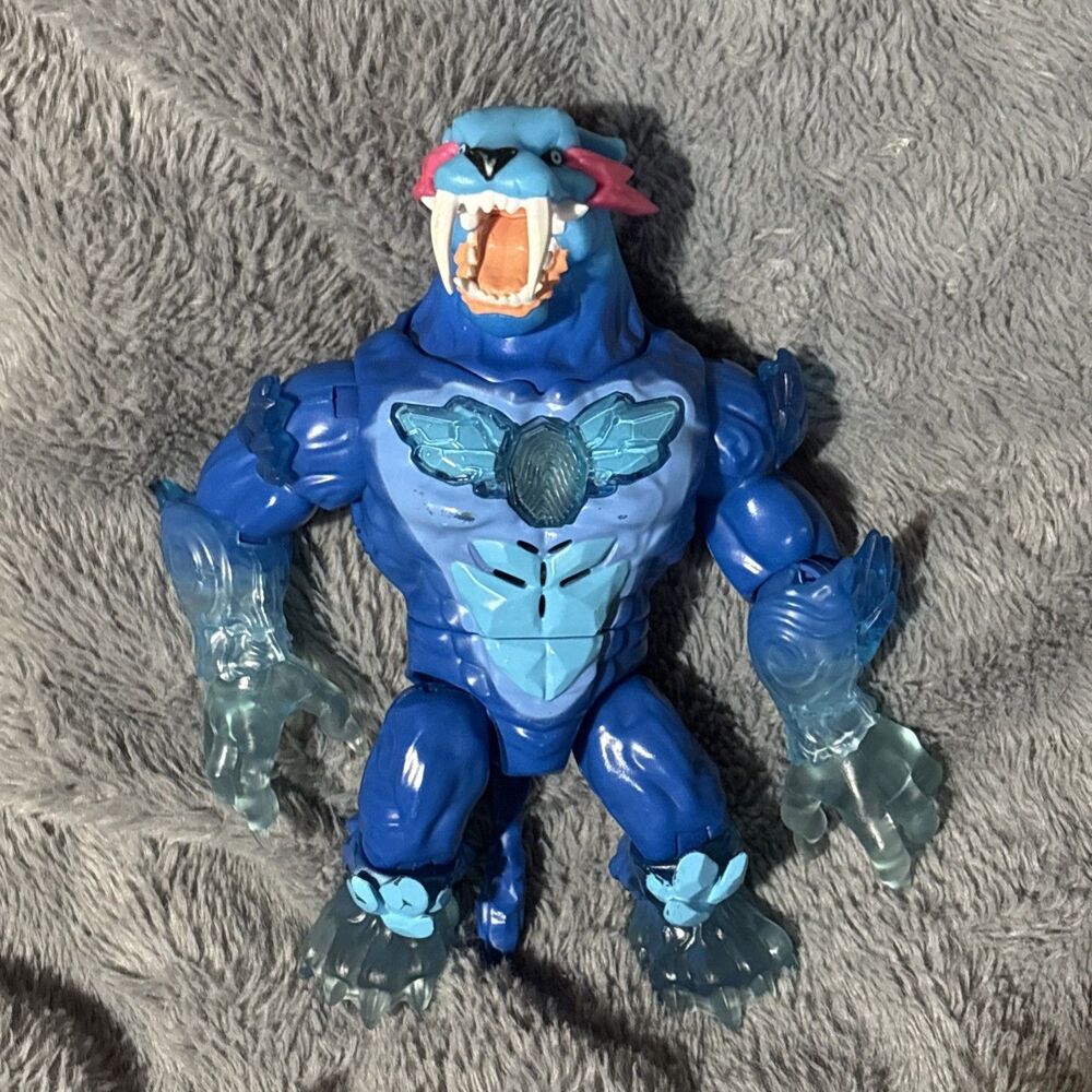 Mr Beast Lab Cryo Lab Mystery Collector Blue Tiger Light Up Figure